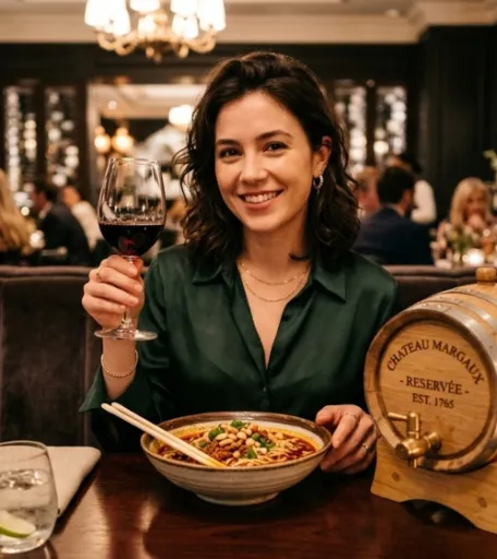 Ăn Mỳ Cay Có Nên Uống Rượu Không? Bí Quyết "Food Pairing" Hoàn Hảo Cùng Rượu Ngâm Thùng Gỗ Sồi